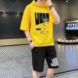 ĐỒ BỘ THỂ THAO NAM NỮ UNISEX SU-P QUẦN LỬNG CÓ NÓN - AUSA HOUSE