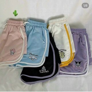 QUẦN SHORT NỮ PHỐI VIỀN THÊU GẤU - AUSA HOUSE
