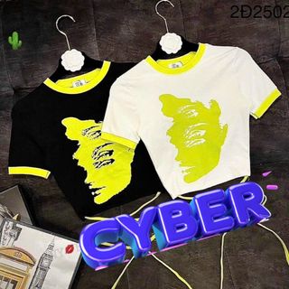 ÁO THUN NỮ CROPTOP CỔ TRÒN TAY NGẮN LOANG MÀU DÂY CỘT - AUSA HOUSE