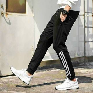 QUẦN DÀI NAM NỮ UNISEX VẢI NỈ 3 KẺ SỌC - AUSA HOUSE