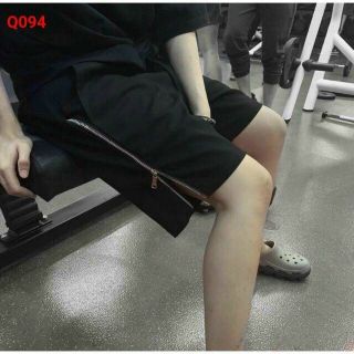 QUẦN SHORT NAM KAKI PHỐI KHÓA ZIP - AUSA HOUSE