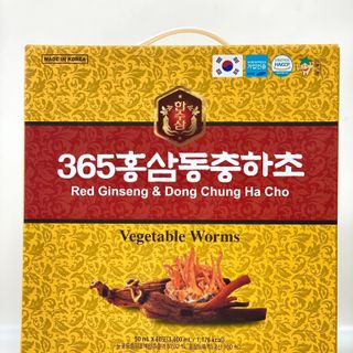 Nước Hồng Sâm Đông Trùng 365 Hansusam 60 gói x 50ml