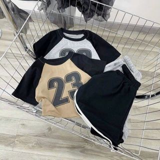 SET ĐỒ NỮ ÁO CROPTOP PHỐI QUẦN ĐÙI THUN BORIP SỐ 23 - AUSA HOUSE