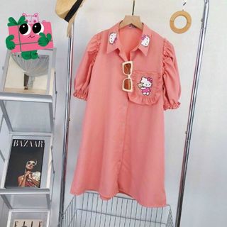 ĐẦM NỮ SƠ MI BÈO SUÔNG KITTY - AUSA HOUSE
