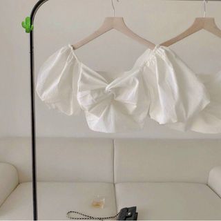 ÁO NỮ XOẮN TAY PHỒNG NHÚM EO BẸT VAI - AUSA HOUSE