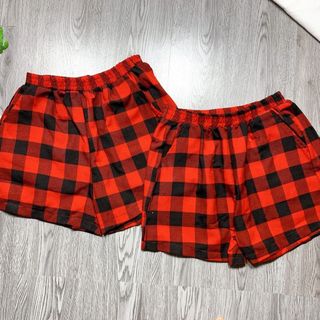 QUẦN SHORT NỮ CARO VẢI KATE - AUSA HOUSE