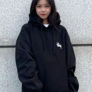 ÁO THUN HOODIE NAM NỮ UNISEX STUSSY NỈ BÔNG OVERSIZE  - AUSA HOUSE