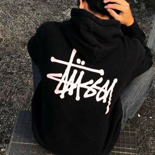 ÁO THUN HOODIE NAM NỮ UNISEX STUSSY NỈ BÔNG OVERSIZE  - AUSA HOUSE