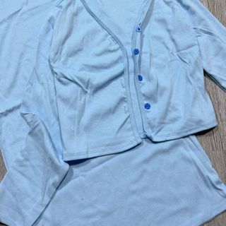 SET ĐỒ NỮ ÁO THUN DÀI TAY PHỐI ĐẦM BODY 2 DÂY - AUSA HOUSE