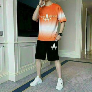 ĐỒ BỘ THỂ THAO NAM NỮ UNISEX 2 TẦNG MÀU CHỮ A MŨI TÊN - AUSA HOUSE