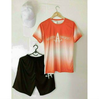 ĐỒ BỘ THỂ THAO NAM NỮ UNISEX 2 TẦNG MÀU CHỮ A MŨI TÊN - AUSA HOUSE