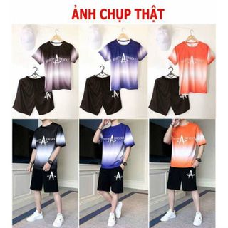 ĐỒ BỘ THỂ THAO NAM NỮ UNISEX 2 TẦNG MÀU CHỮ A MŨI TÊN - AUSA HOUSE