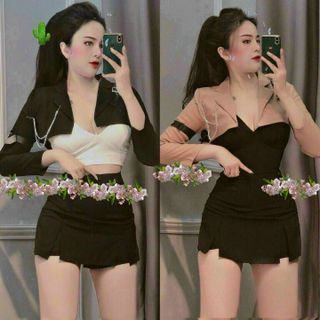 ÁO VEST NỮ PHỐI XÍCH - AUSA HOUSE