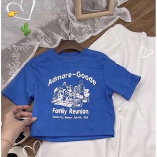ÁO THUN NỮ CROPTOP CỔ TRÒN TAY NGẮN ADMORE GOODE - AUSA HOUSE
