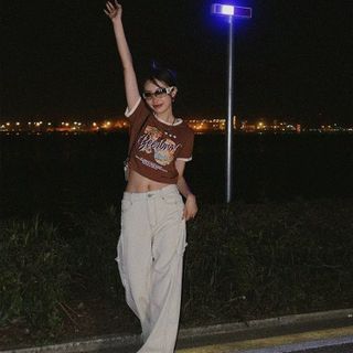 ÁO THUN NỮ CROPTOP CỔ TRÒN TAY NGẮN BEERBRO - AUSA HOUSE