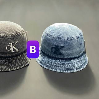 Mũ bucket thêu chữ c K CQ