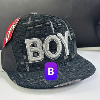 Nón lưỡi trai trẻ em chữ boy viền trắng CQ