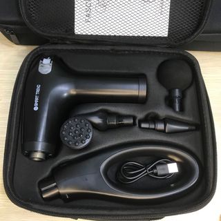 Máy massage cầm tay Smart Trend MSTL có tay cầm nối dài tháo lắp thông minh, 4 đầu mát xa, 15 cấp độ massage