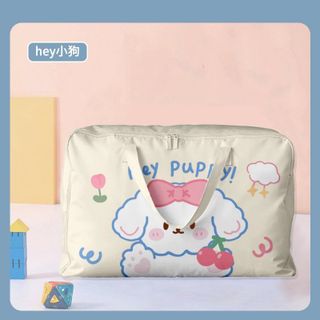 [Size 60*50*28cm - Tặng thẻ tên + 1 gói khăn ướt mini + 5 sticker] Túi để chăn nệm gối cho bé đi học, họa tiết đẹp, không thấm nước