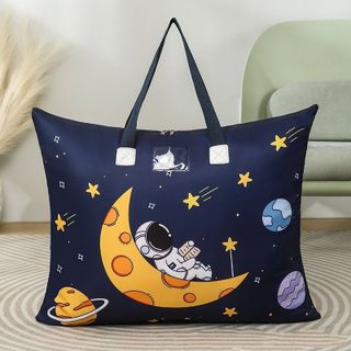 [Size 52*40cm - Tặng thẻ tên + 1 gói khăn ướt mini + 5 sticker] Túi để chăn nệm gối cho bé đi học, họa tiết đẹp, không thấm nước