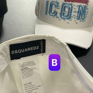 Mũ lưỡi trai in chữ icon màu xanh CQ