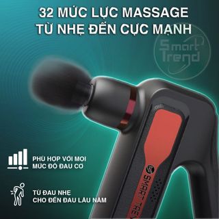 Máy massage cầm tay Smart Trend MSB32 (Kiểu Chữ A) 8 đầu massage, 32 cấp độ mat-xa