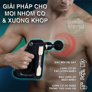 Máy massage cầm tay Smart Trend MSB32 (Kiểu Chữ A) 8 đầu massage, 32 cấp độ mat-xa