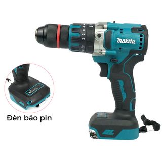 Máy khoan pin Makita 199v kèm tay cầm động cơ không chổi than Đầu kẹp autolock