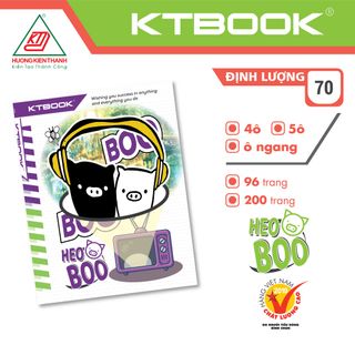 TẬP HỌC SINH HEO BOO 96 TRANG