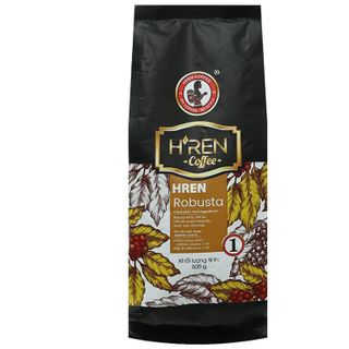 cà phê pha phin nguyên chất giá sỉ - cà phê robusta thương hiệu H'ren đậm chất ban mê - 500gr