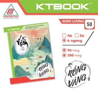 TẬP HỌC SINH RỒNG VÀNG 96 TRANG