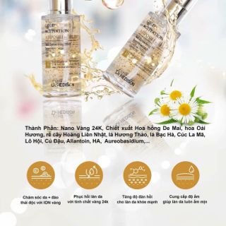 Dr Hedison Gold activation ampoule serum – Huyết thanh tinh chất vàng 24k – 50ml