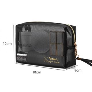 Quà tặng Doanh Nghiệp - Set mỹ phẩm thơm ngát gồm sữa rửa mặt + nước tẩy trang+ bông tẩy trang+ túi đựng mỹ phẩm+ nước hoa nữ 10ml