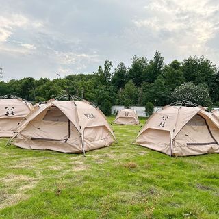 Lều cắm trại ngoài trời di động dày hoàn toàn tự động cắm trại chống mưa 3-4 người, ngoài trời trong nhà đơn và đôi giá sỉ