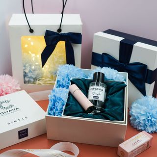 [COMBO QUÀ TẶNG 07]1 NƯỚC HOA SIMPLE 50ML + 1 SON SÁP LÌ ROSY SWEET LOVE - CHAVA