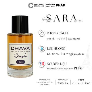[COMBO QUÀ TẶNG 07]1 NƯỚC HOA SIMPLE 50ML + 1 SON SÁP LÌ ROSY SWEET LOVE - CHAVA