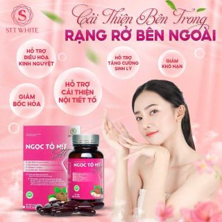 Ngọc Tố Nữ - Nội tiết tố nữ, điều kinh, chống khô hạn, mờ Nám sạm da, hồi xuân phụ nữ
