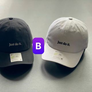 Mũ lưỡi trai thêu chữ just do it nhỏ ở giữa CQ