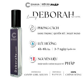 [COMBO QUÀ TẶNG 11] 1 NƯỚC HOA LUXURY 10ML+1 SON SÁP LÌ ROSY SWEET LOVE - CHAVA