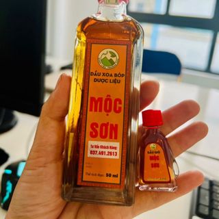 Dầu Xoa Bóp Dược Liệu Mộc Sơn