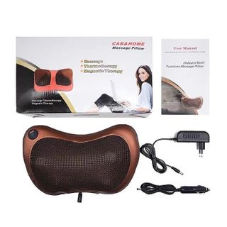 Gối massage hồng ngoại 8 bi xoay 2 hai chiều - Máy massage cổ vai gáy