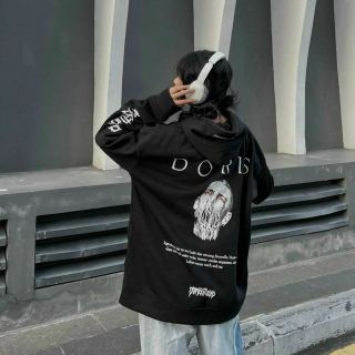 Áo hoodie DORIS in nổi from rộng tay phồng. giá sỉ - giá bán buôn
