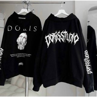 Áo hoodie DORIS in nổi from rộng tay phồng. giá sỉ - giá bán buôn