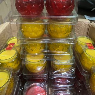 Nến bơ cốc hoa sen không khói 1 đôi