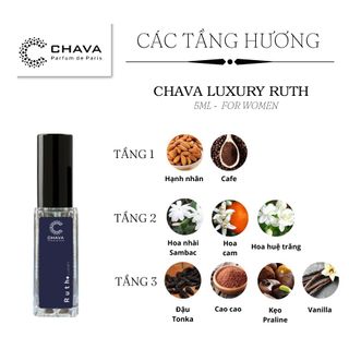 NƯỚC HOA MINI LUXURY RUTH 5ML PHONG CÁCH XỊT - CHAVA