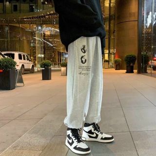 QUẦN DÀI NAM NỮ UNISEX VẢI NỈ 2 ICON TRÁI ĐẤT - AUSA HOUSE