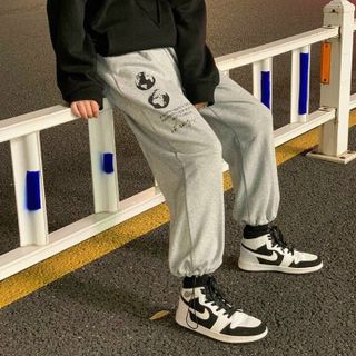 QUẦN DÀI NAM NỮ UNISEX VẢI NỈ 2 ICON TRÁI ĐẤT - AUSA HOUSE