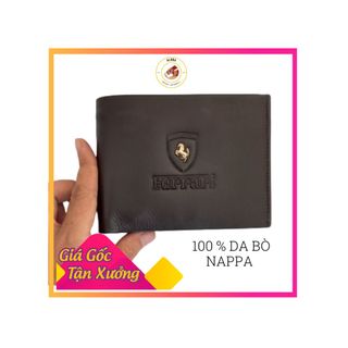VÍ Nam Da Bò NAPPA 100% Cao Cấp Được Làm Với Thợ Tay Nghề Cao
