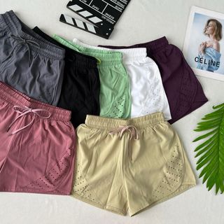 Quần đùi 2 lớp đục lỗ 65k Phom chất chuẩn đẹp S1ize m.l.xl.xxl Ri 2222 Tách nửa ri được mới nhất 2024 Thể Thao cao cấp Siêu Đẹp Giá Sỉ,