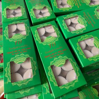 Nến tealight bơ sáp không khói vỉ 10vien